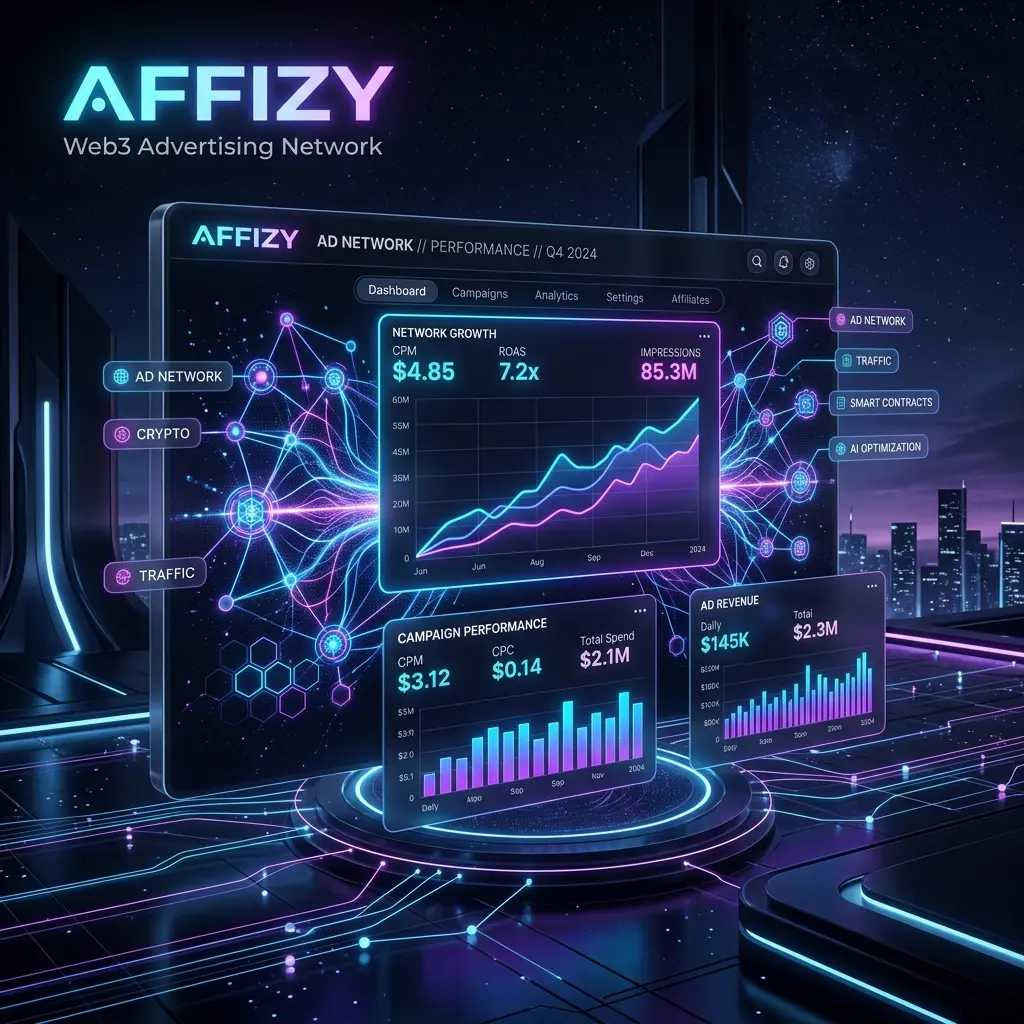 Affizy Network Dashboard โ The Leading Web3 Advertising Platform in 2026