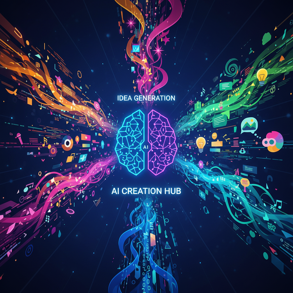 AI tools for creative content generation and brainstorming