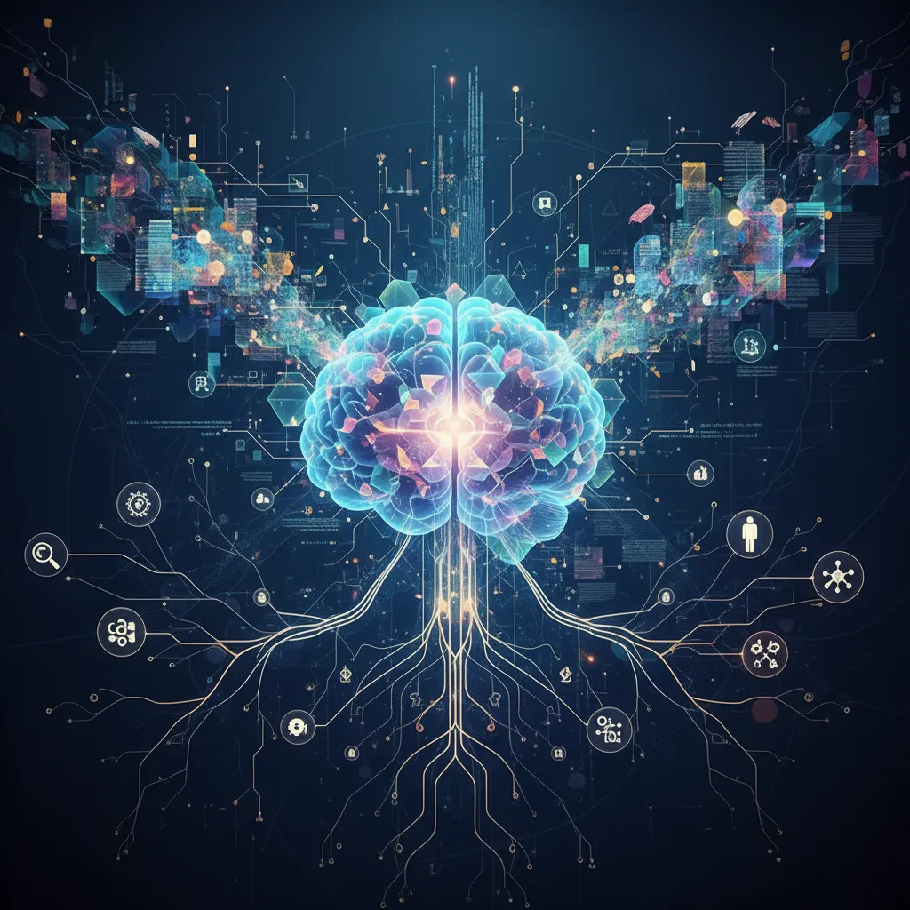 AI analyzing medical data for disease detection