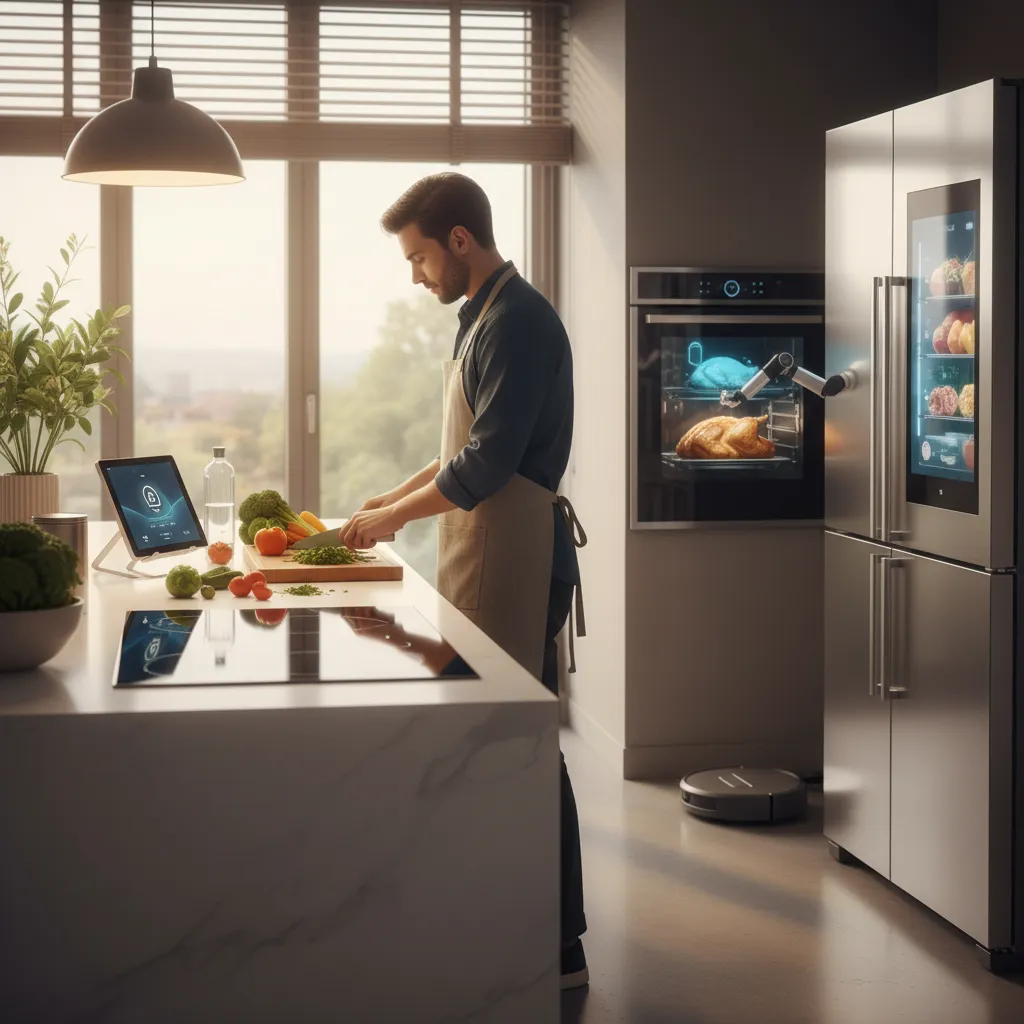 AI-powered kitchen appliances making cooking easier