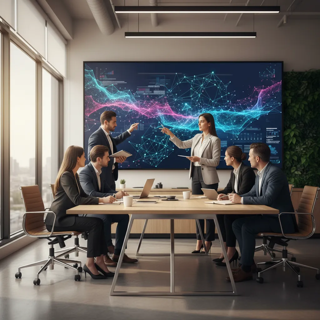 Private equity professionals using AI for strategic investment decisions