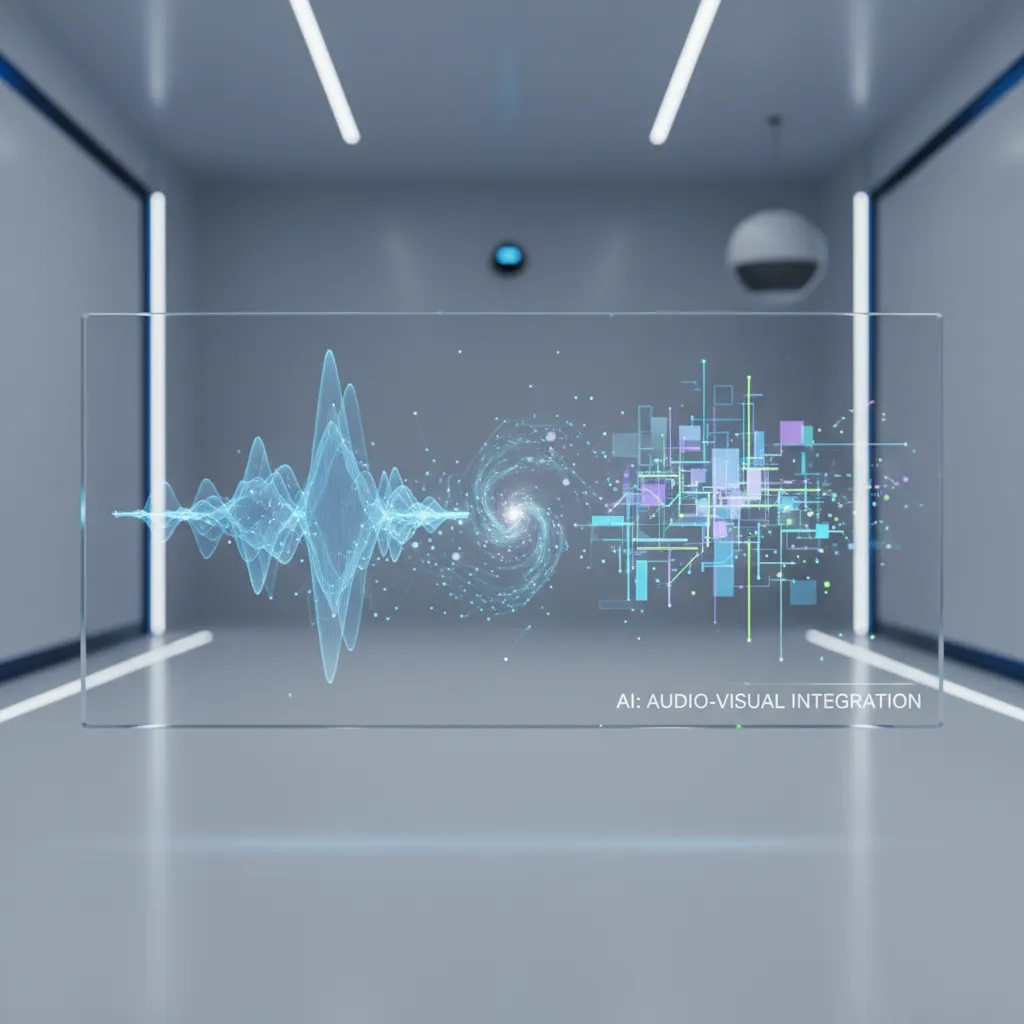 A visual representation of GPT-4o's real-time voice and vision processing capabilities.