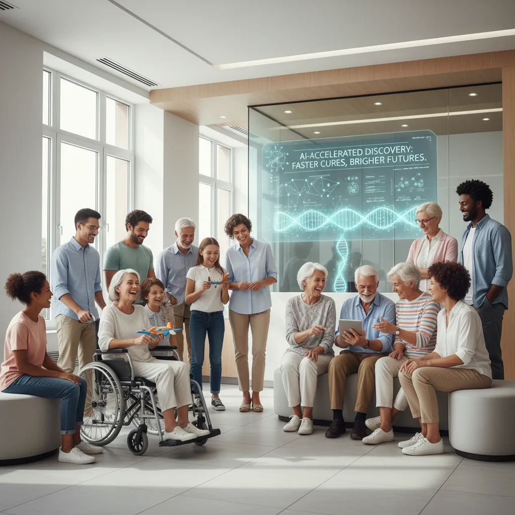 Happy patients in a modern clinic